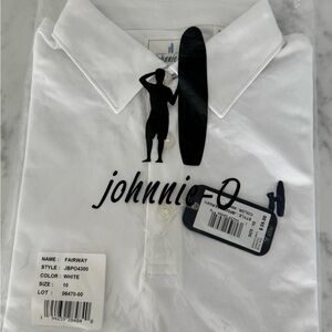New Johnnie-O Boy’s White Polo Shirt